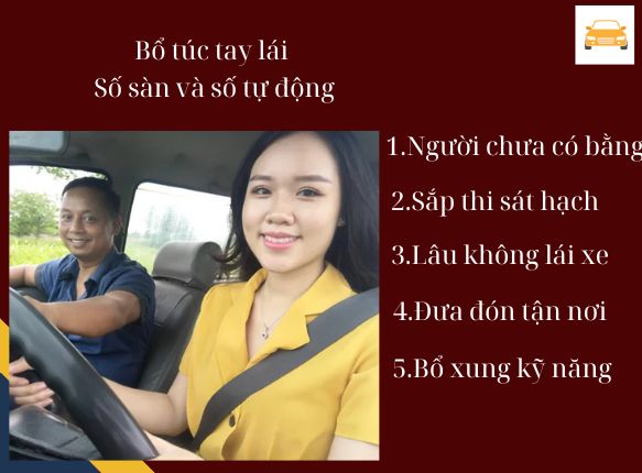 Bổ túc lái xe Bắc Ninh hạng xe tự động và số sàn