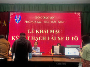 Khai giảng khóa học lái xe Bắc Ninh